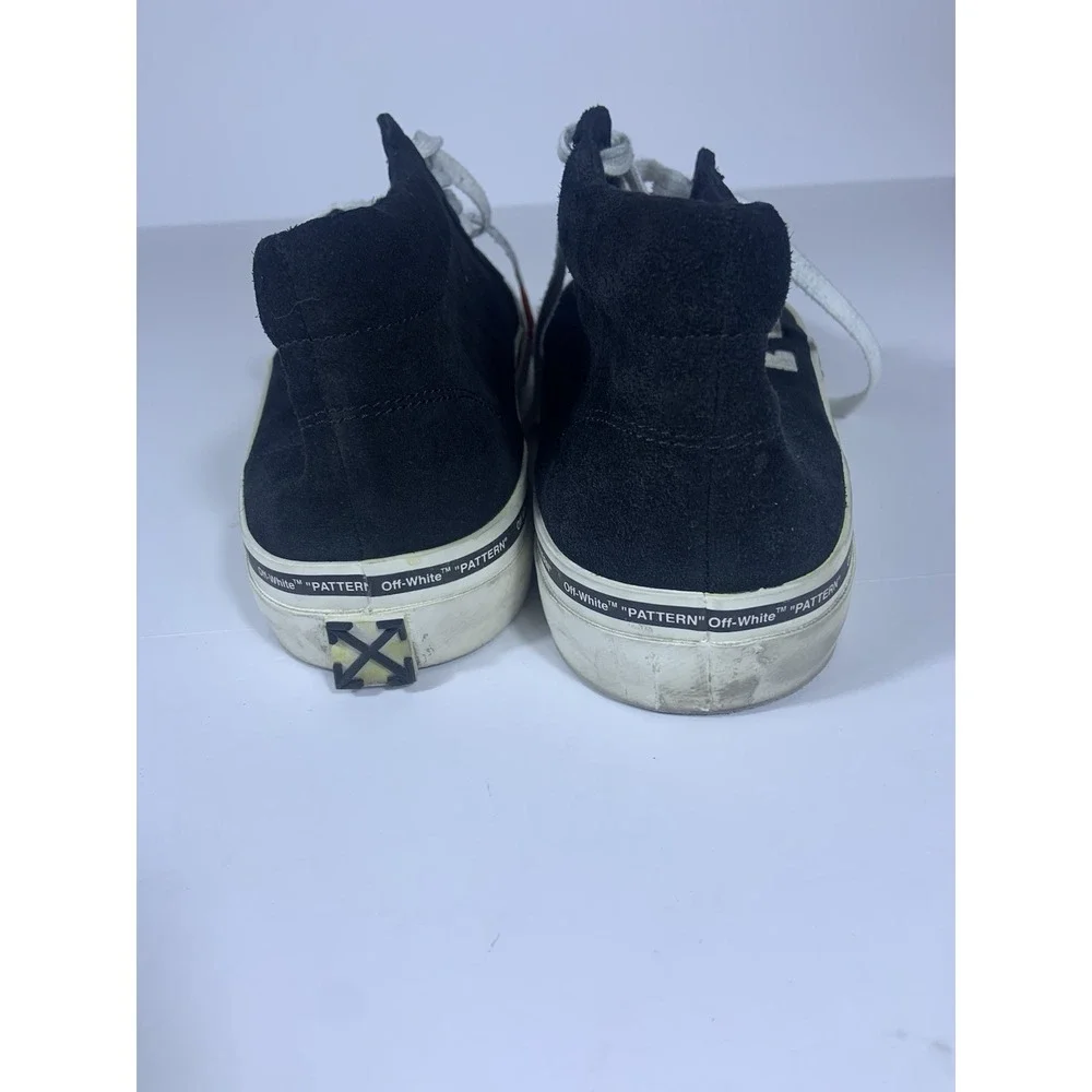 Off White Virgil Abloh Skate Shoes Sneakers Black Men's Size 45